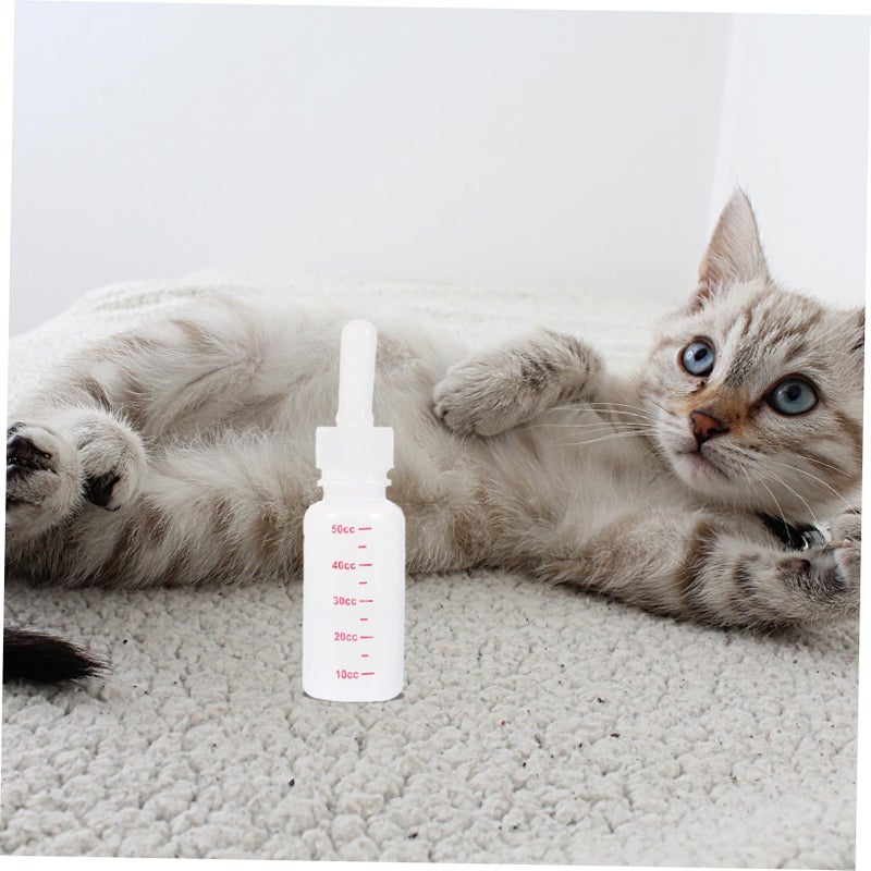 SUPVOX 3 Pack Small Baby Milk Bottles for Kittens Puppies Pets - Image 4