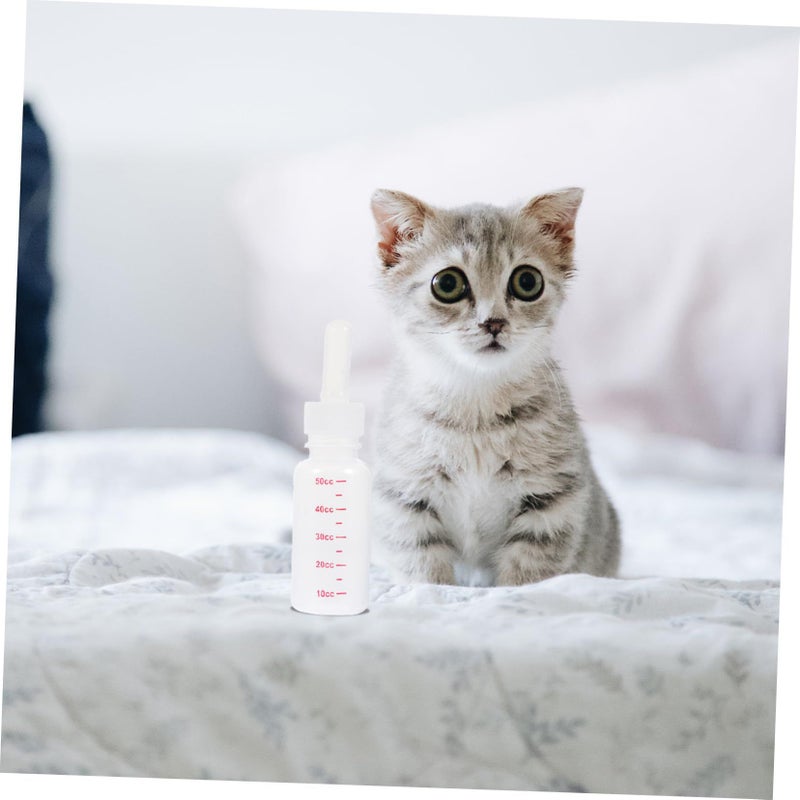 SUPVOX 3 Pack Small Baby Milk Bottles for Kittens Puppies Pets - Image 5