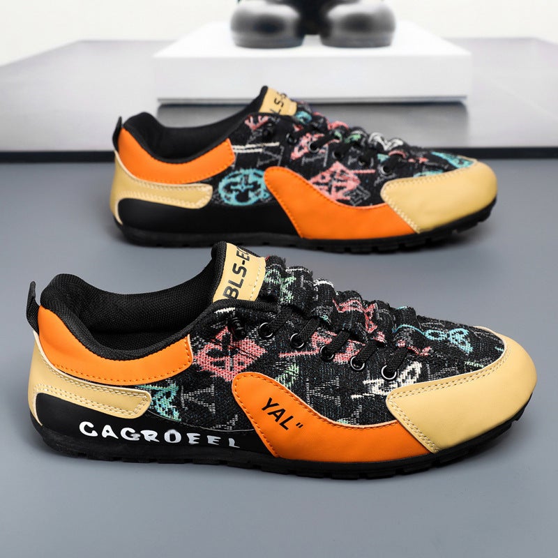2026 New Cross-Border Style Breathable Fabric Backless Outdoor Casual Shoes Closed-Toe Half-Slip-On Shoes for  Men