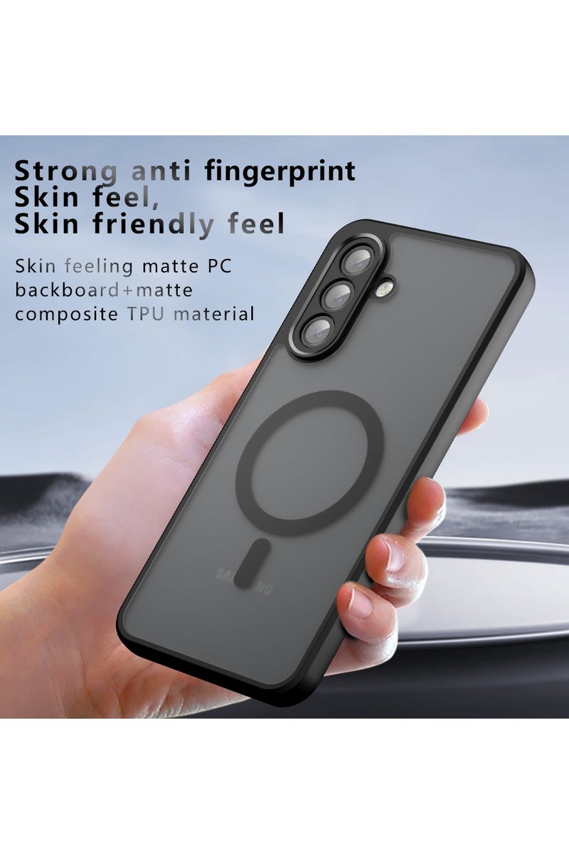 CHEROSIN Magnetic Phone Case for Samsung Galaxy A17 Frosted Translucent Back Protective Slim Phone Cover - Image 2