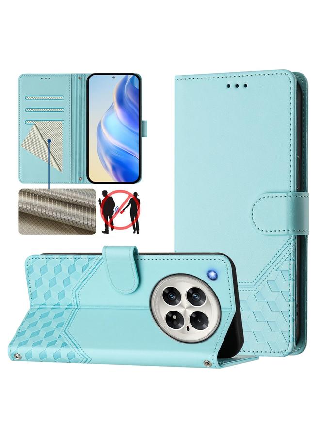 اس-توب جراب لهاتف Infinix Zero 40 5G / 4G من الجلد المنقوش بتقنية RFID - Image 1