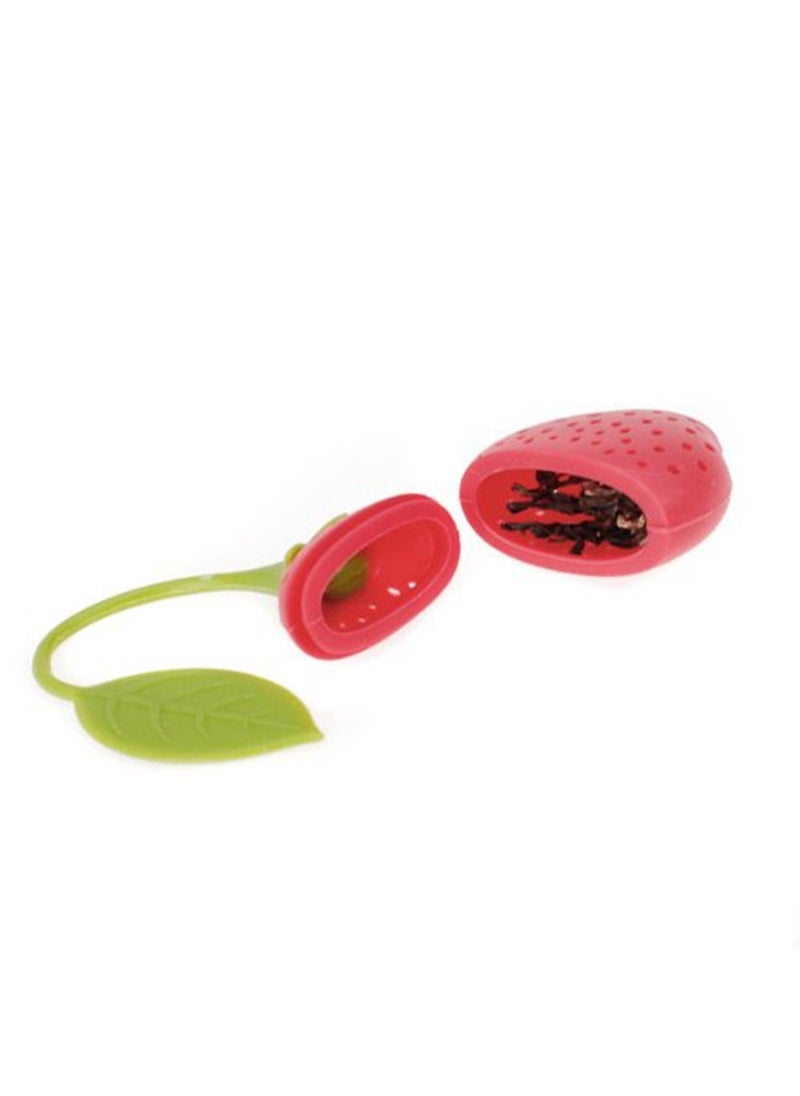 K Kudos Enterprise - K Kudos Enterprise Strawberry Shape Silicone Herbal Green Tea Infuser Filter Strainer 1 Pc - Image 1