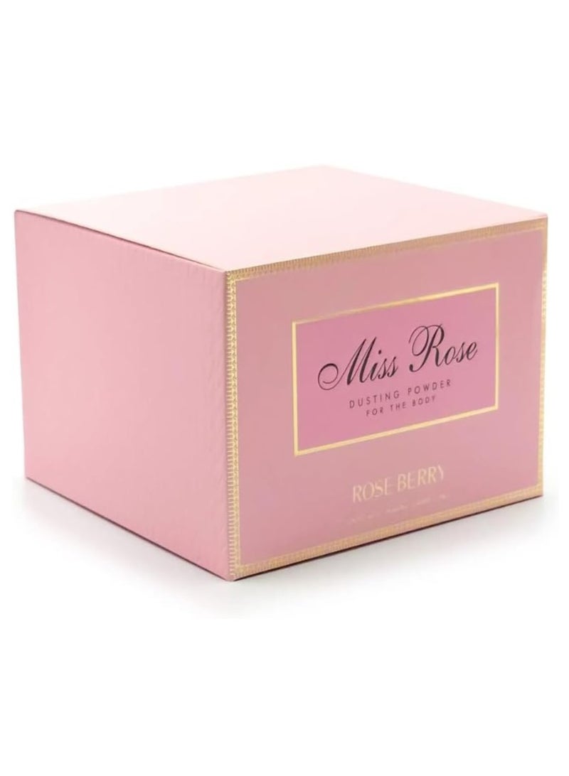 ROSE BERRY Dusting Powder for the Body 200g (Rose Powder Scent) - Image 1