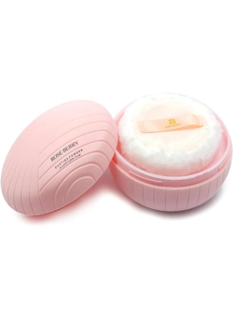 ROSE BERRY Dusting Powder for the Body 200g (Rose Powder Scent) - Image 2