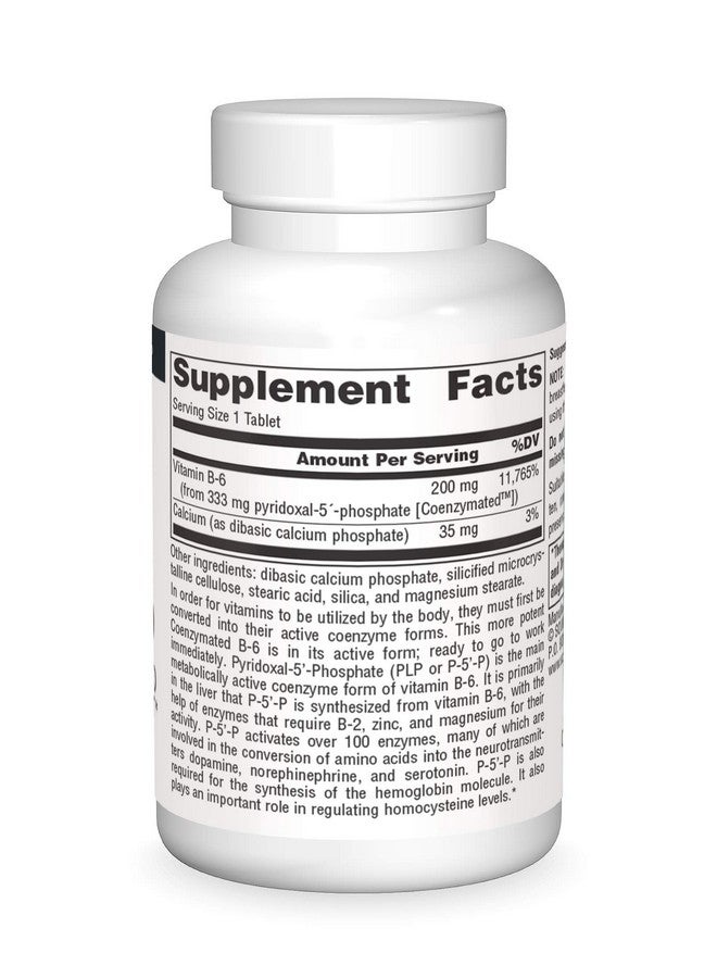 Source Naturals Coenzymated B-6, Promotes a Healthy Nervous System*, 333mg - 30 Tablets - Image 3