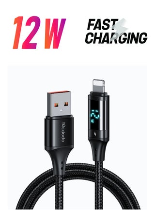 MCDODO CA-1060 Lightning 1.2M Digital Display Fast Charging Data Cable Black - pzsku/Z20F624FF09924D37D6D7Z/45/_/1738266771/1085eb04-b4df-402b-ad8c-da64d603501b