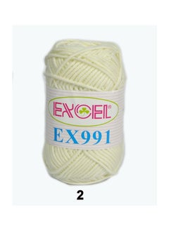 Excel Crochet EX991 Yarn 02 Cream 