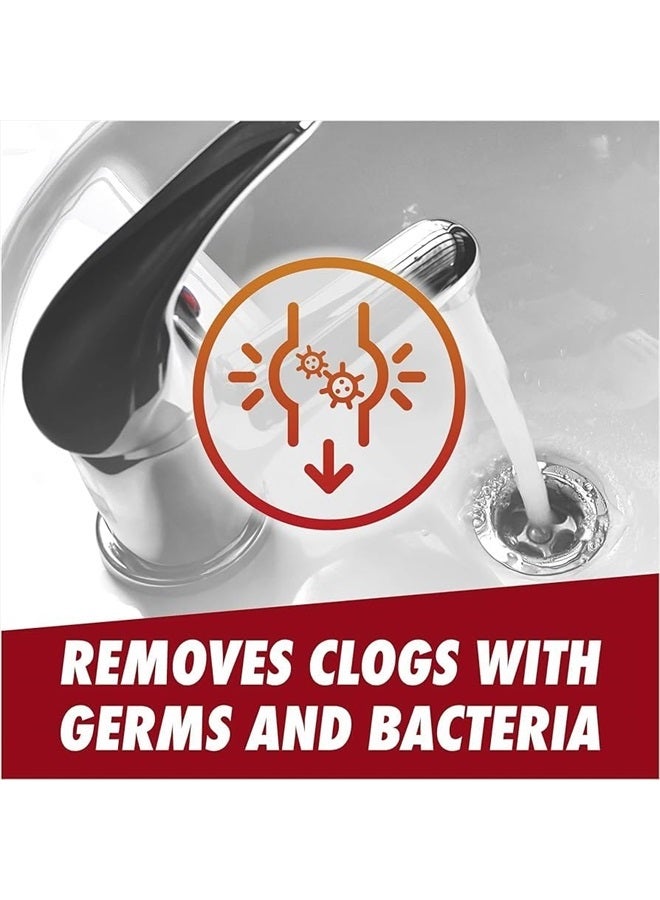 Drano Max Gel Drain Clog Remover and Cleaner for Shower or Sink Drains, Unclogs and Removes Hair, Soap Scum and Blockages, 80 Oz, Pack of 2 - Image 3