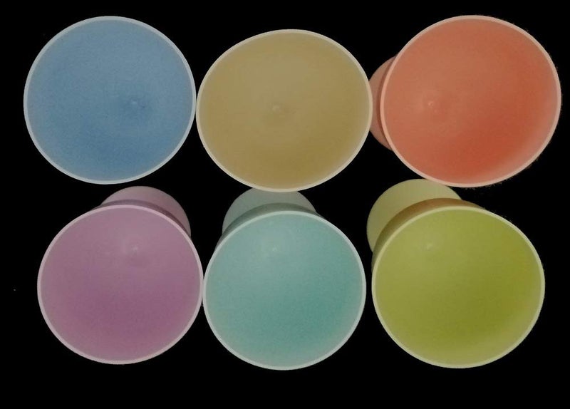 Kytaste Kytaste Colorful Fiber Goblet Wine Standing Cups Wine Bar Cocktail Glass Fiber Wine Glasses Drink Ware - Image 5