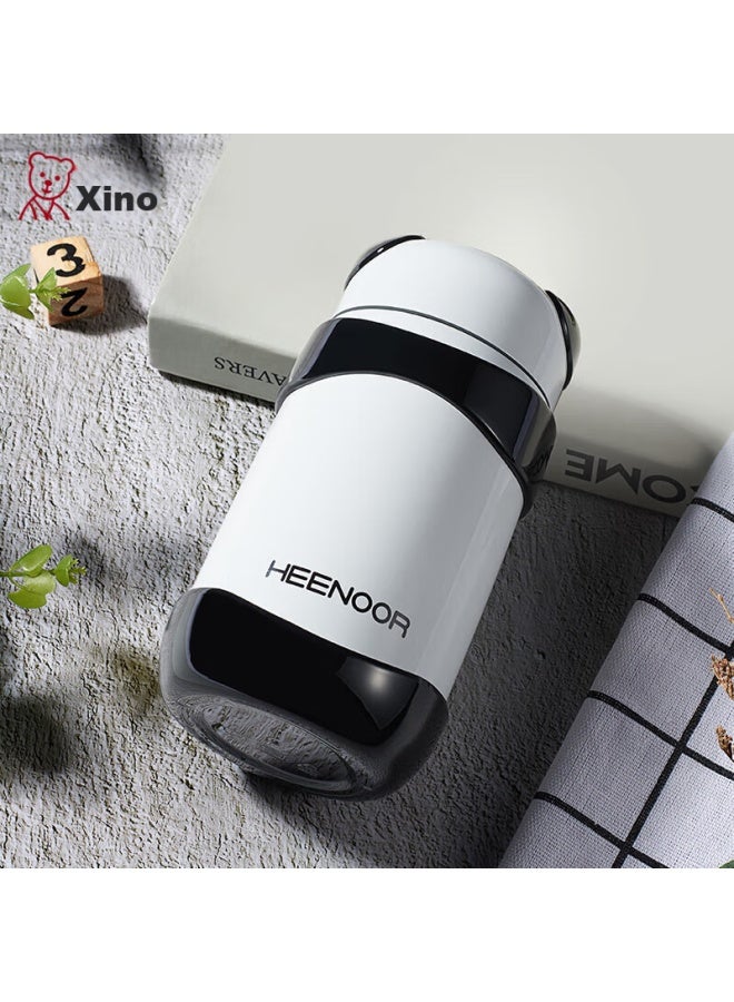 Heenoor Xino Panda Insulated Mug For Women, Cute Creative Water Bottle, Fashionable Portable Student Cup Xn-5759 Black 320ml - Image 4
