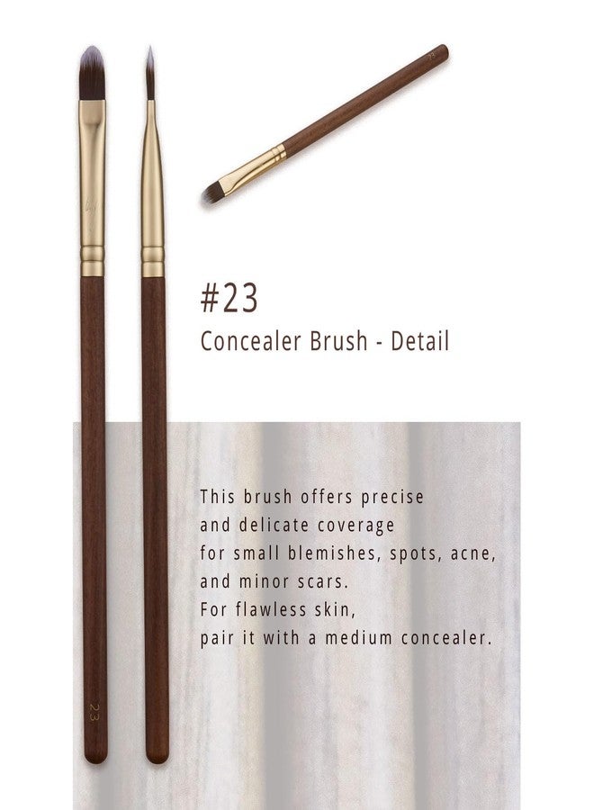 SOO ADOR [SOO ADOR] BY MAENG #23 Concealer Brush (Detail) - Precision Tool for Covering Small Imperfections and Spot Treatment | Designed by K-Pop Makeup Artist Maeng | Makeup Brush Base Brush - Image 3
