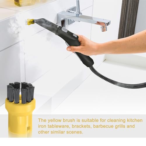 ilovelife Replacement Dust Remove Steam Cleaning Brush Small Round Brushes for Karcher SC1 SC2 SC3 SC4 SC5 SC7 CTK10 - Image 5