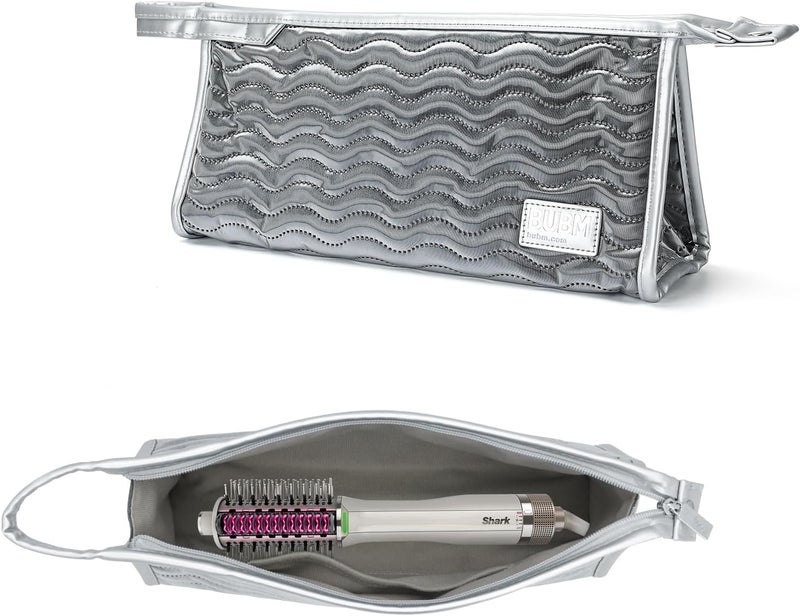 Buwico Buwico Travel Case for Shark SmoothStyle, Carrying Case for Shark HT202 SmoothStyle Complete Styler and Attachments, Portable Travel Pouch for Shark SmoothStyle Hot Air Brus (Silver) 