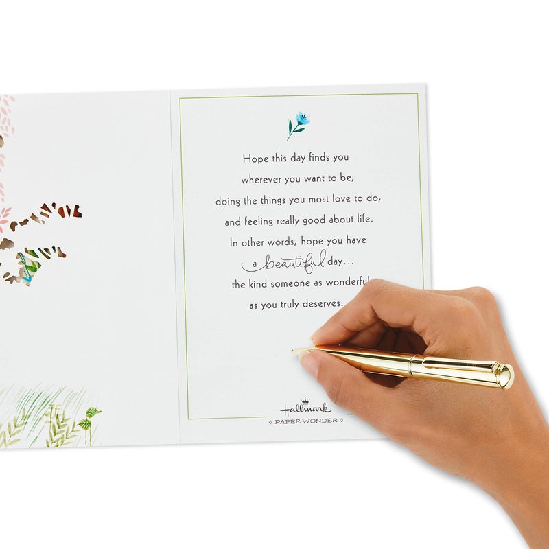 Hallmark Paper Wonder Displayable Pop Up Birthday Card for Women (Beautiful Day) - Image 5