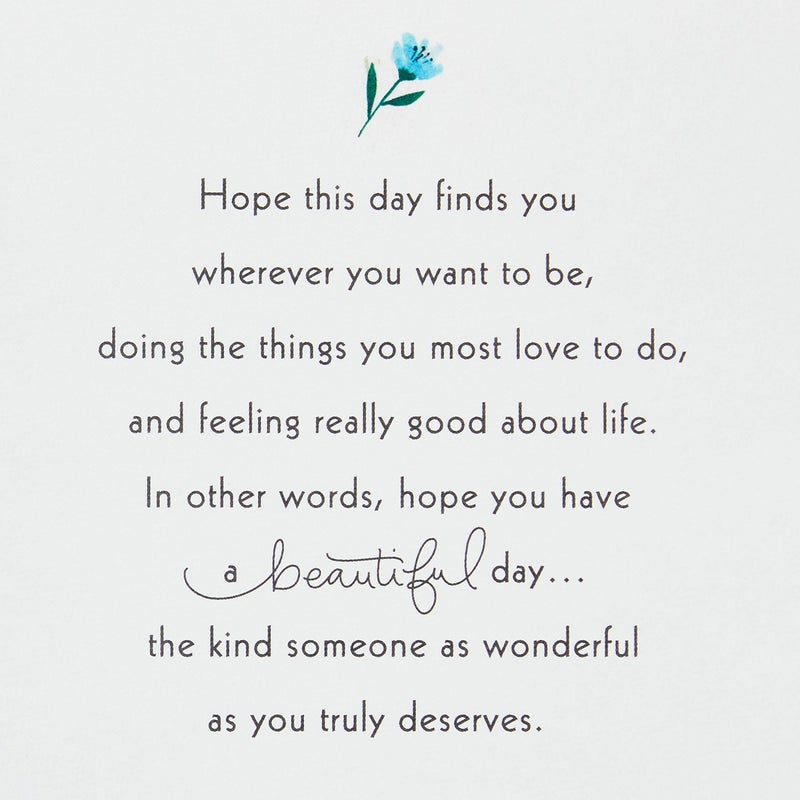 Hallmark Paper Wonder Displayable Pop Up Birthday Card for Women (Beautiful Day) - Image 3