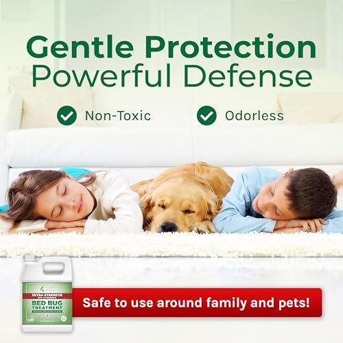 Hygea Natural Extra Strength Bed Bug & Mite Spray- Child & Pet friendly - Stain & Odor Free - 66% Stronger Natural Formula (128 oz) - Image 4