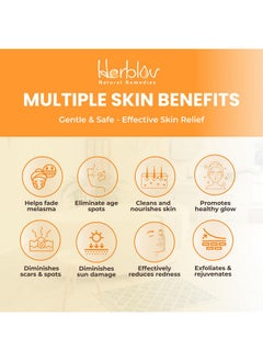 Herblov Herblov Turmeric Body Wash - Skin Brightening Turmeric Liquid Soap for Discoloration - Natural Anti Aging Exfoliating Turmeric Body Wash for Spots, Acne, Sun Damage - Turmeric Soap Skincare  - Image 3