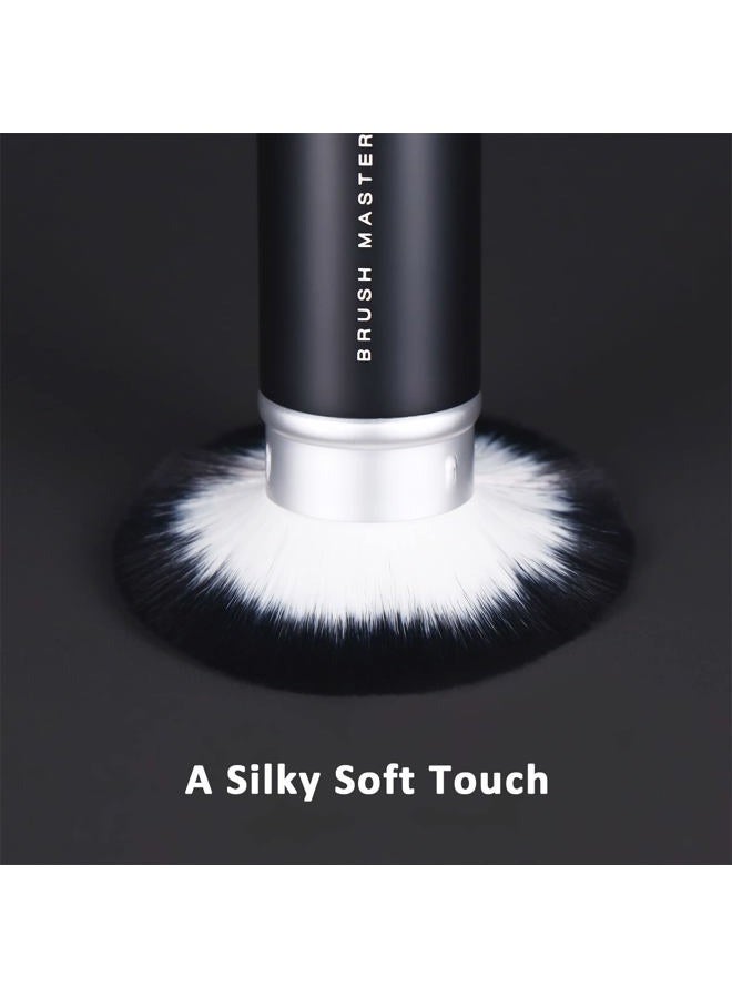 Brush Master Retractable Kabuki Makeup Brush for Blush, Bronzer, Foundation, Powder, Travel Face Cosmetic Brush - Image 3