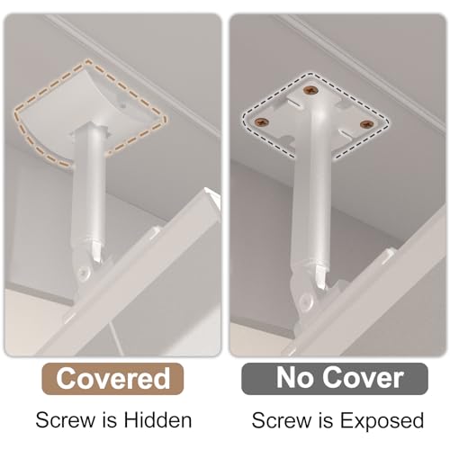 Dinghosen Speaker Wall&Ceiling Mount for Bose UB-20,UB-20 Series II Speaker Wall Mount Bracket for Bose Cube Speakers/Lifestyle/CineMate/Surround/SoundTouch/Acoustimass Home System Tilt&Swivel Adjustable(White) - Image 5