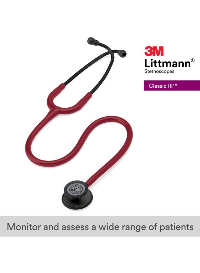 Littmann Classic III Stethoscope Dual Head Professional Cardiology Stethoscope High Acoustic Sensitivity for Doctors Nurses and Medical Students - Image 2