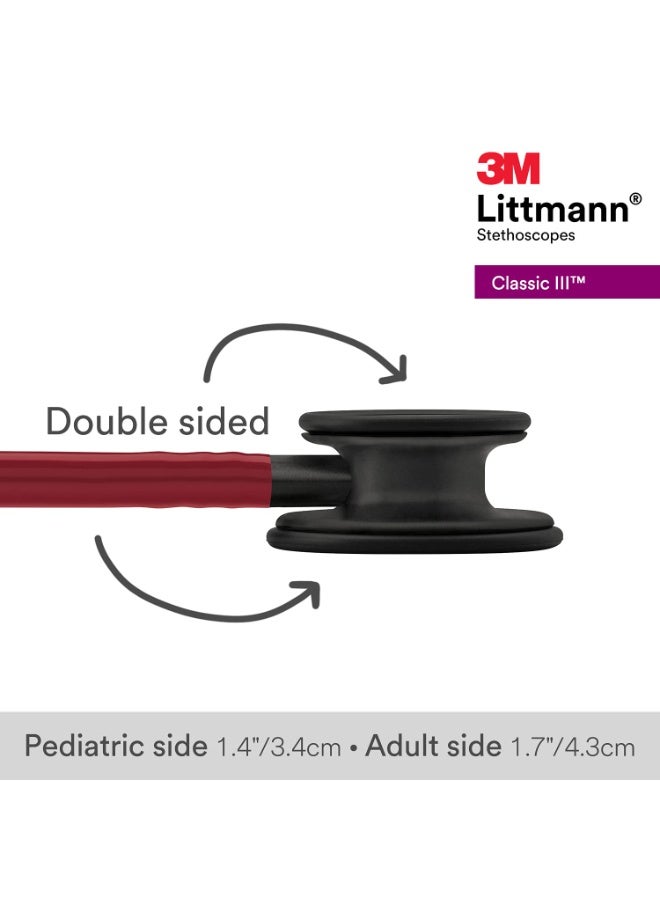 Littmann Classic III Stethoscope Dual Head Professional Cardiology Stethoscope High Acoustic Sensitivity for Doctors Nurses and Medical Students - Image 4