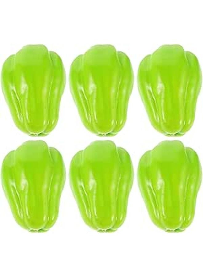 6 Lifelike Artificial Fruit Vegetable Models Kitchen Home Decor Photography Props - Image 1