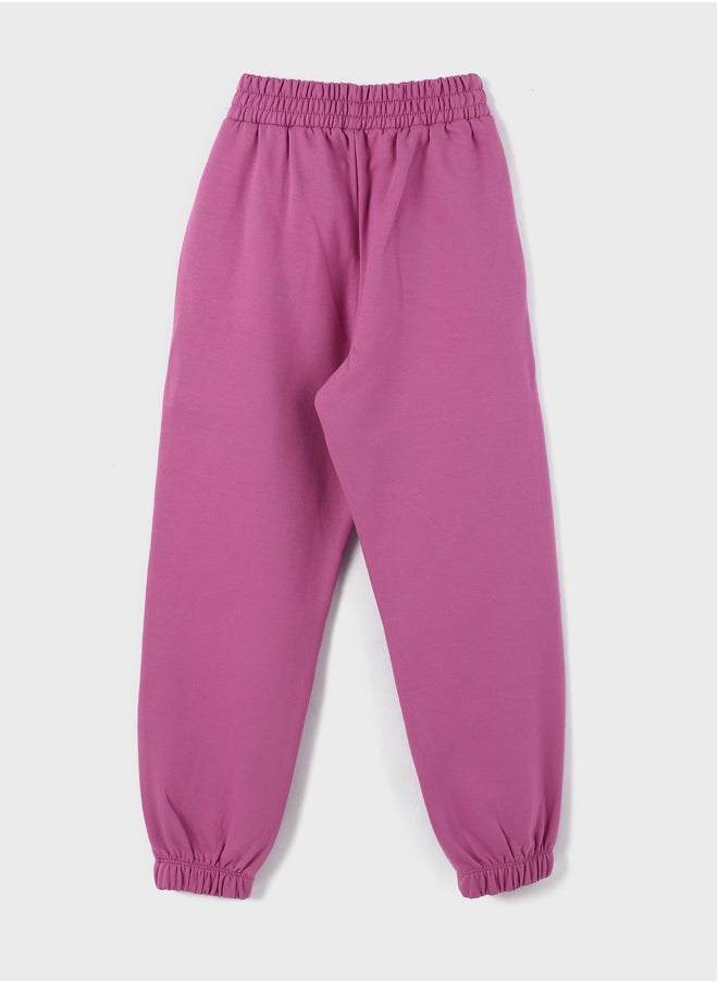 LC WAIKIKI Elastic Waist Printed Girl Jogger Sweatpants  - Image 2