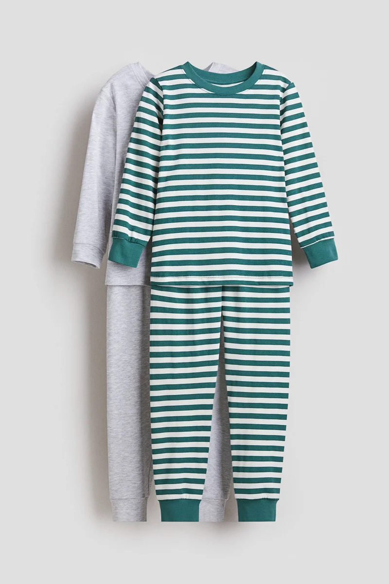 H&M 2-pack printed cotton pyjamas