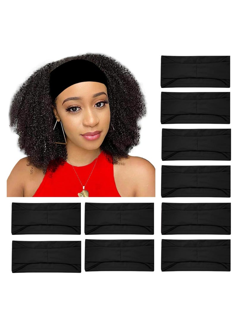 STAR BEJA STAR BEJA Non Slip Sweat Absorbing Headbands for Women & Girls 12 Pack Black Ideal for Yoga Running and Workouts  - Image 1