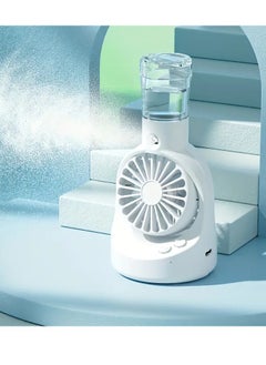 MOCOM F6 Handheld Misting Fan – Portable USB Spray Fan & Humidifier | Outdoor Cooler with Adjustable Wind Speeds for Camping, Travel, Office, and Home Use  - Image 2