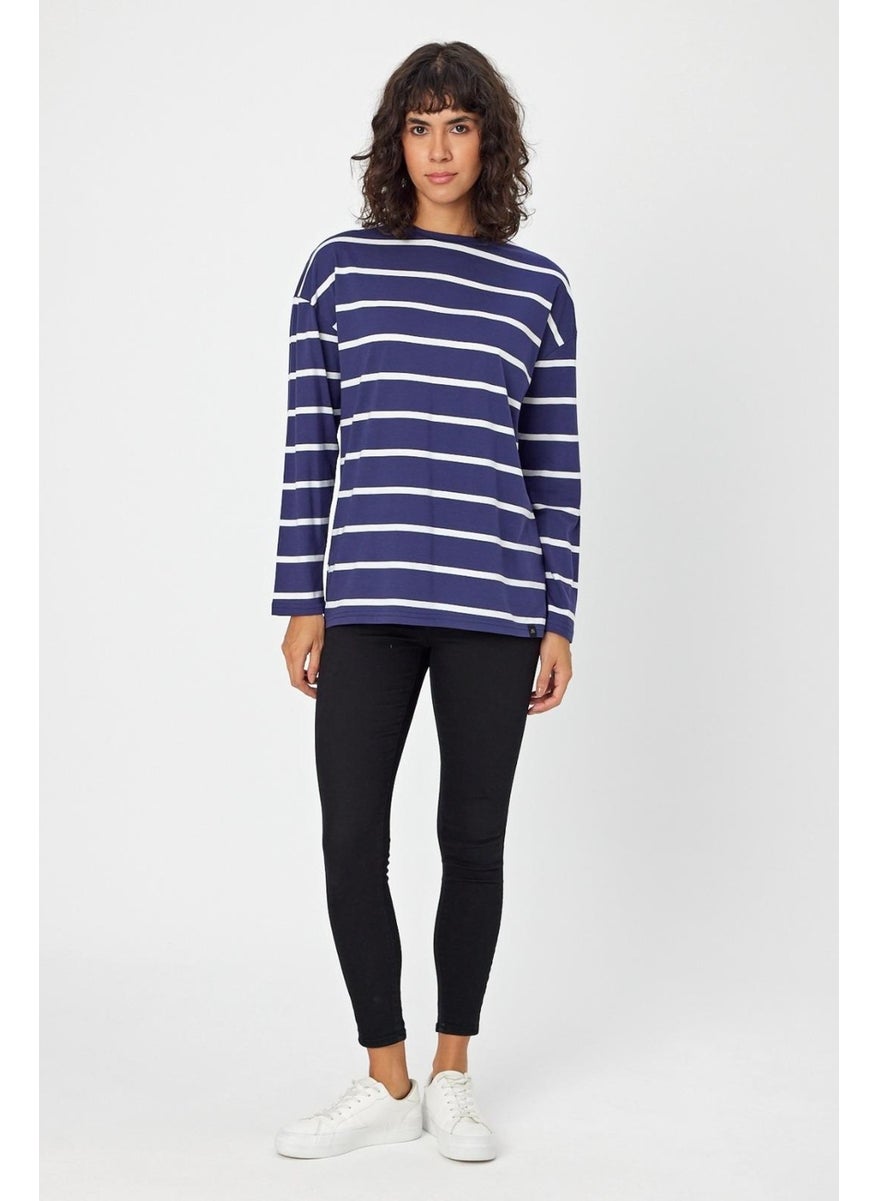 Alexander Gardi - Striped Oversize Sweatshirt (E2400158) - Image 1