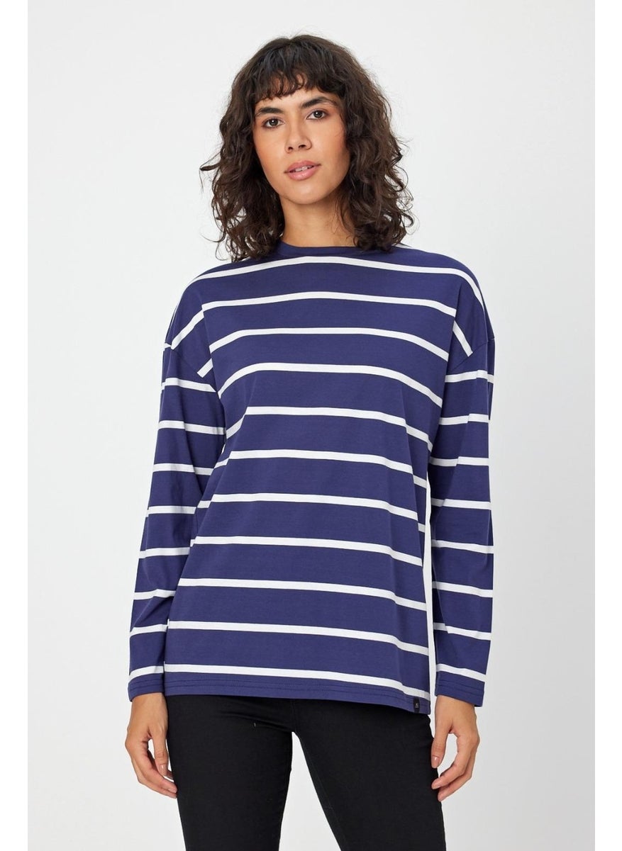 Alexander Gardi - Striped Oversize Sweatshirt (E2400158) - Image 1