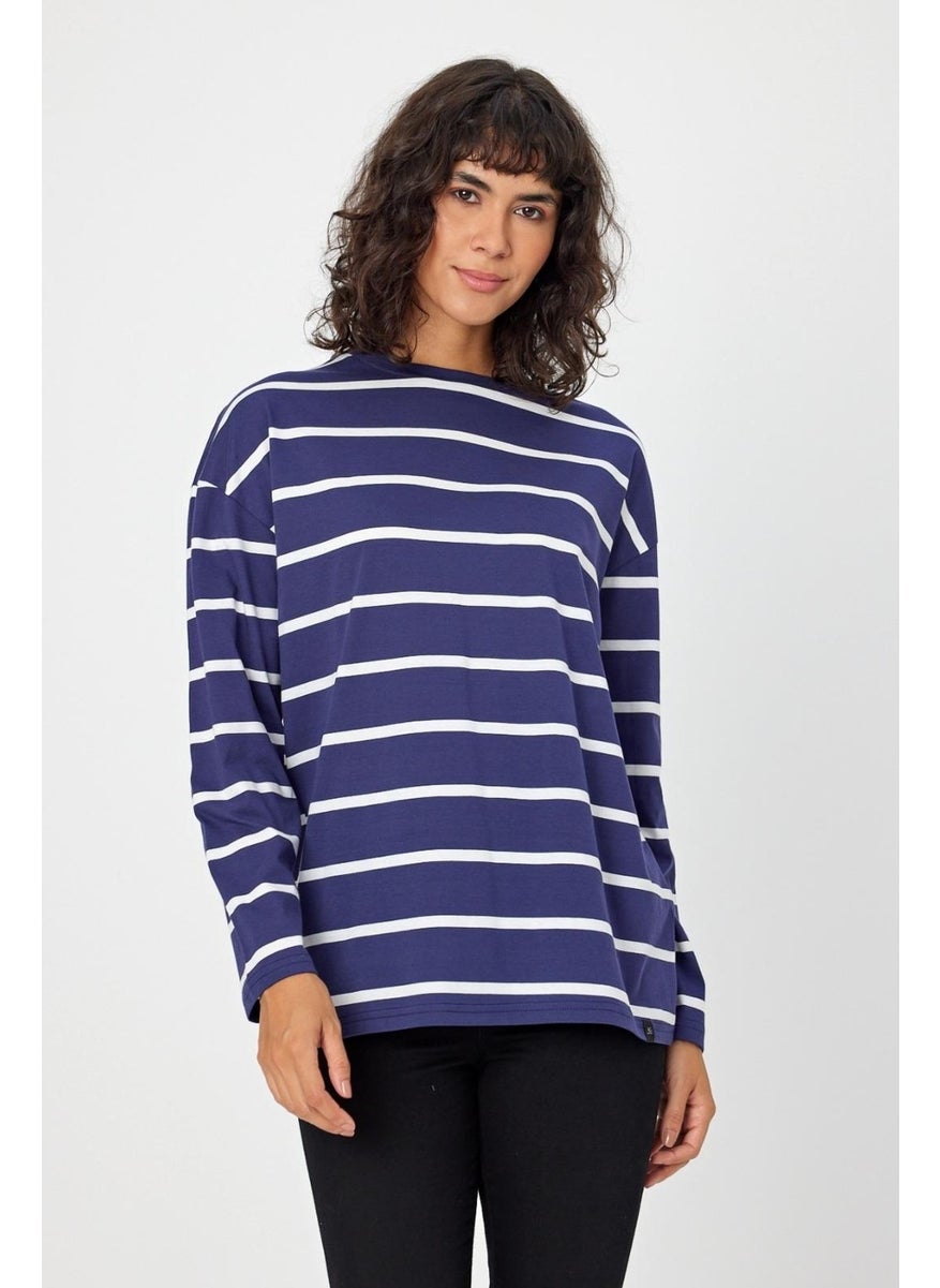 Alexander Gardi - Striped Oversize Sweatshirt (E2400158) - Image 1