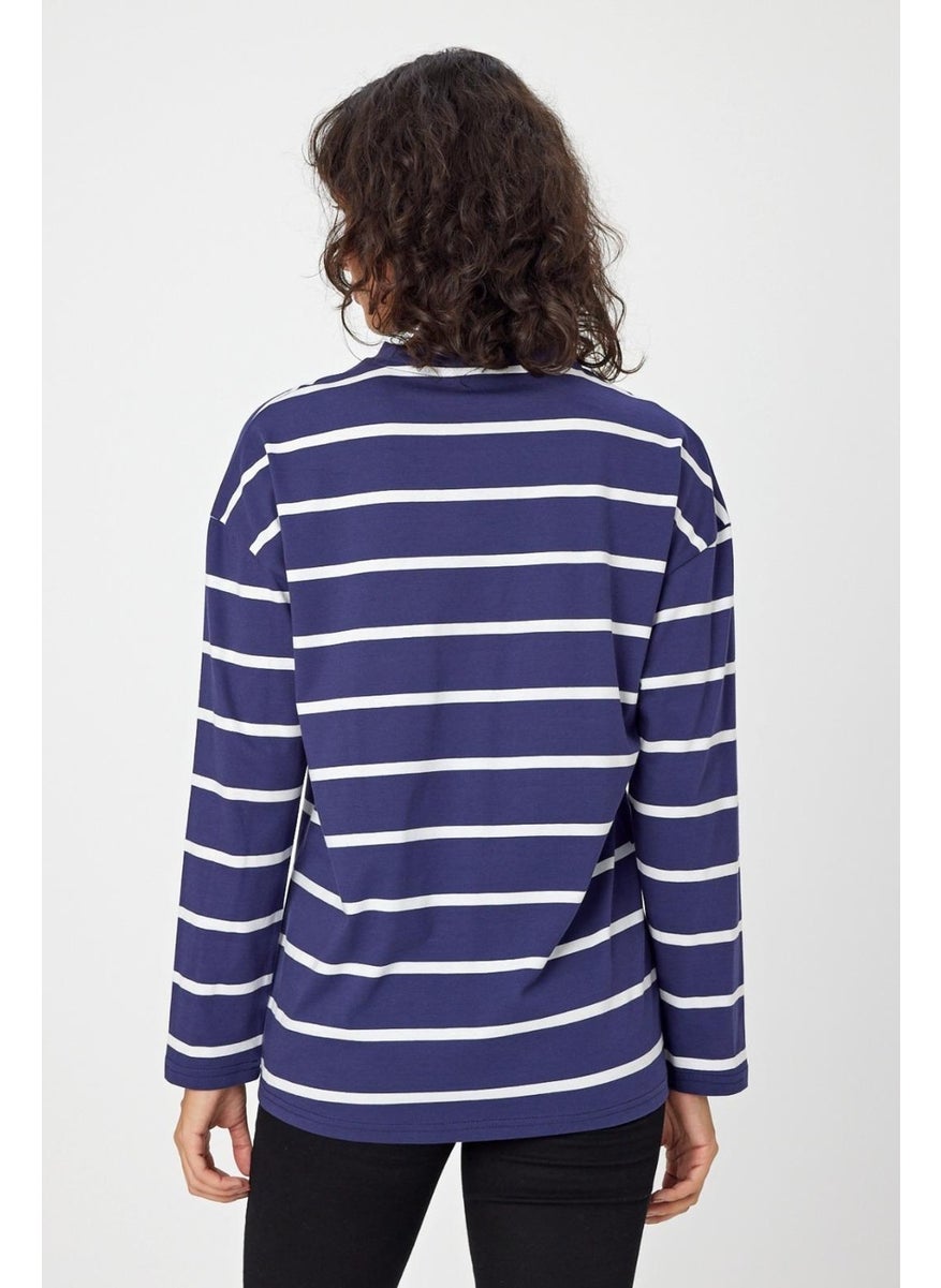 Alexander Gardi - Striped Oversize Sweatshirt (E2400158) - Image 1