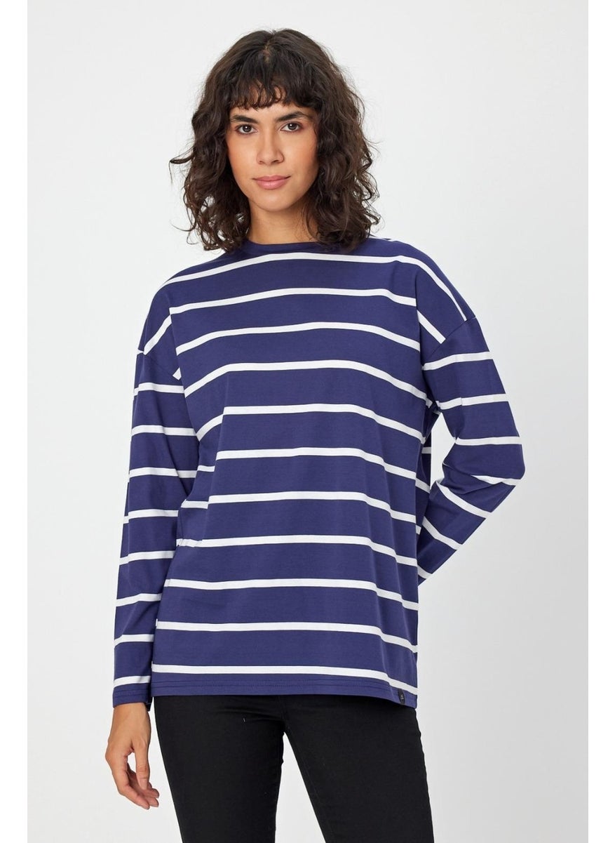 Alexander Gardi - Striped Oversize Sweatshirt (E2400158) - Image 1