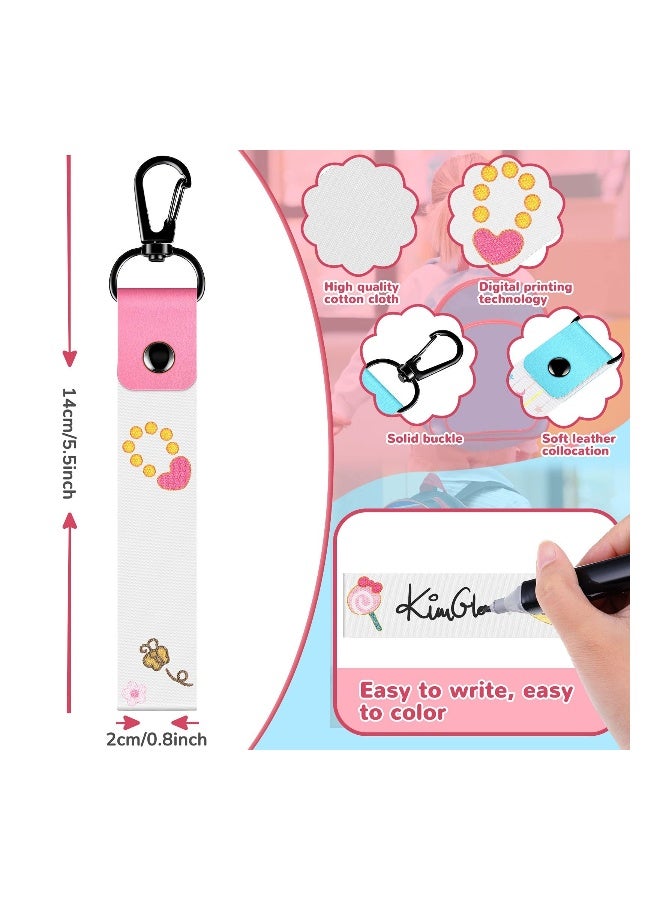 مجموعة بطاقات أسماء مخصصة للأطفال، 6 قطع بطاقات تعريفية لحقيبة الظهر، زجاجة المياه، الاستخدام في الحضانة والمدرسة، بطاقات أسماء مخصصة للأطفال - Image 5