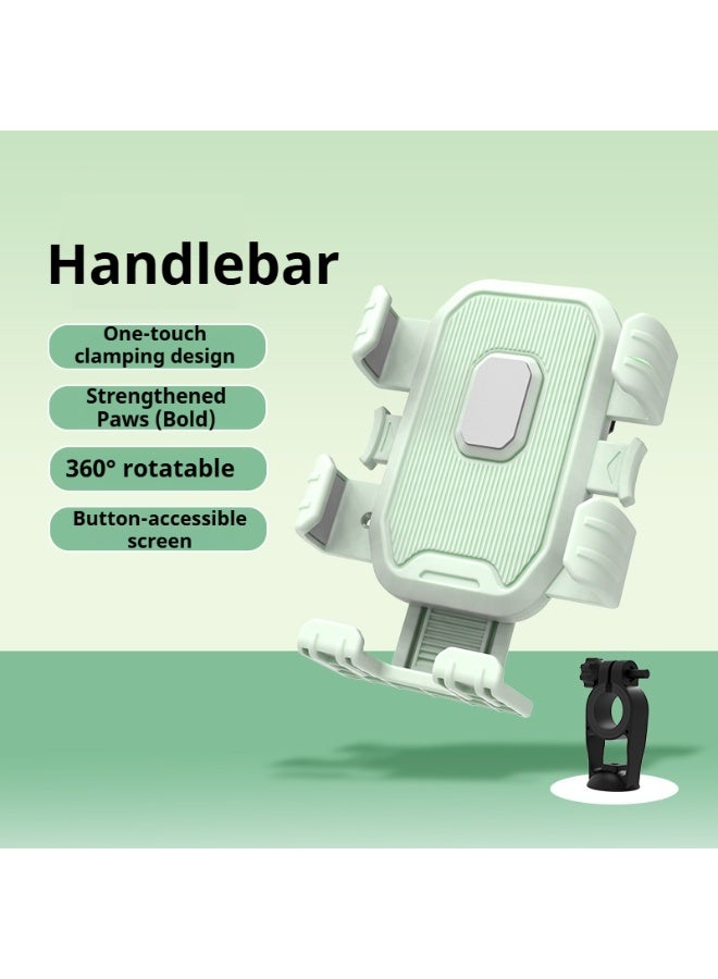 ويل آب حامل هاتف للدراجة، حامل هاتف لمقود الدراجة، حامل هاتف للدراجات النارية قابل للتعديل، دوران 360 درجة، مضاد للانقطاع، مضاد للاهتزاز - Image 1