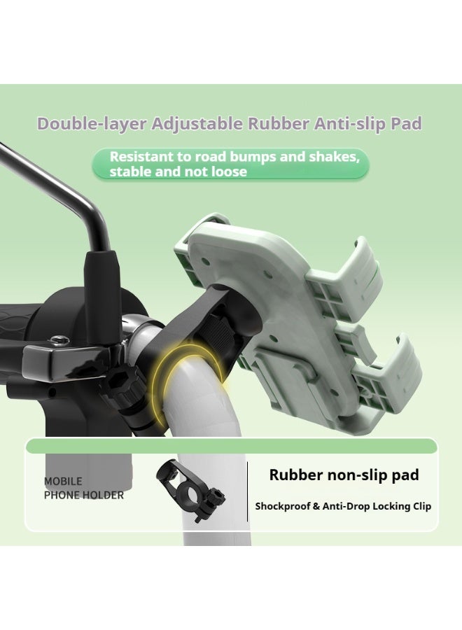 ويل آب حامل هاتف للدراجة، حامل هاتف لمقود الدراجة، حامل هاتف للدراجات النارية قابل للتعديل، دوران 360 درجة، مضاد للانقطاع، مضاد للاهتزاز - Image 4