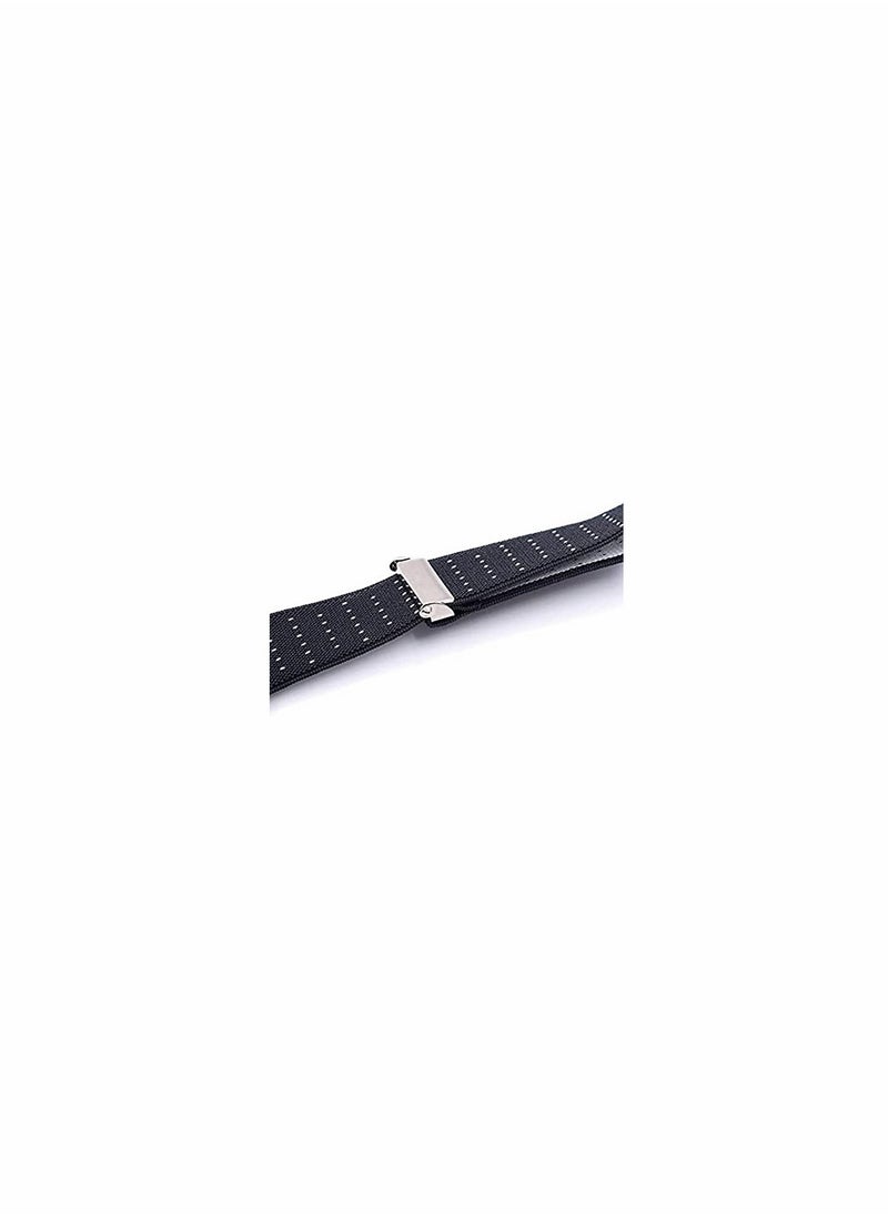 Generic - Men's Adjustable Elastic Garter Straps with Non Slip Clips for Shirts - Image 1