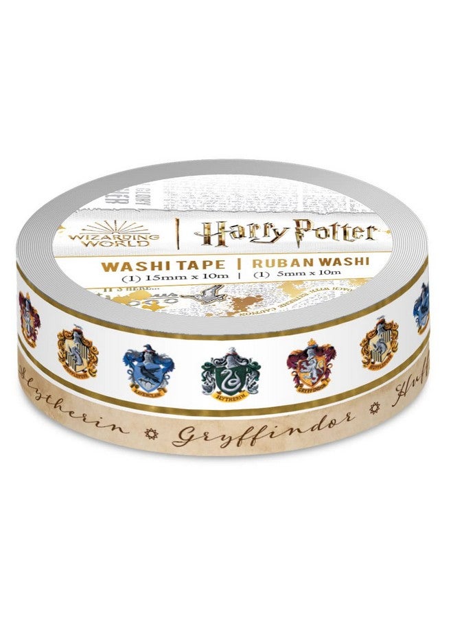 Paper House Productions Harry Potter Houses Crests Set of 2 Foil Accent Washi Tape Rolls for Scrapbooking and Crafts - Image 3