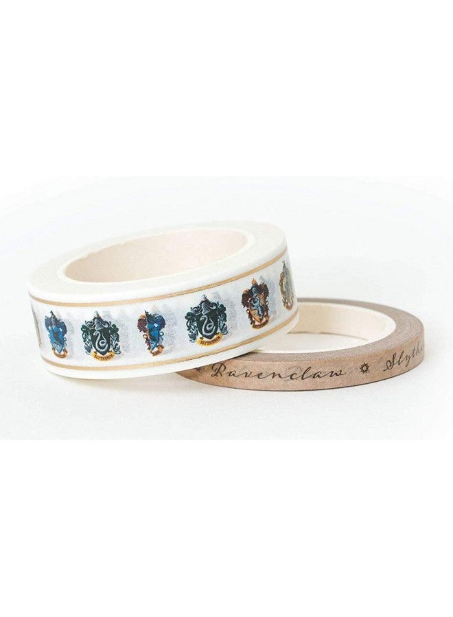 Paper House Productions Harry Potter Houses Crests Set of 2 Foil Accent Washi Tape Rolls for Scrapbooking and Crafts - Image 2