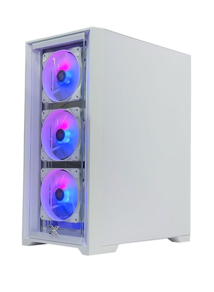 Game Sekret حاسوب الألعاب Skye Gaming PC من Game Sekret – بمعالج Intel Core i5-12400F، وبطاقة GeForce RTX 3050 بسعة 6 جيجابايت، وذاكرة DDR4 بسعة 16 جيجابايت، وتخزين NVMe SSD بسعة 500 جيجابايت، ومبرّد هوائي، ولوحة أم H610، ومزوّد طاقة 500 واط 80+، واتصال WiFi وBluetooth، ونظام Windows 11 Pro، مع ضمان لمدة سنة واحدة. None - Image 4