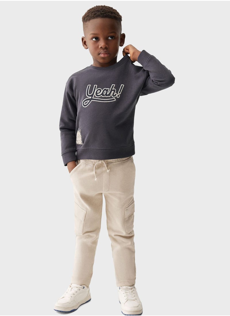 MANGO - Infant Cargo Trousers - Image 1