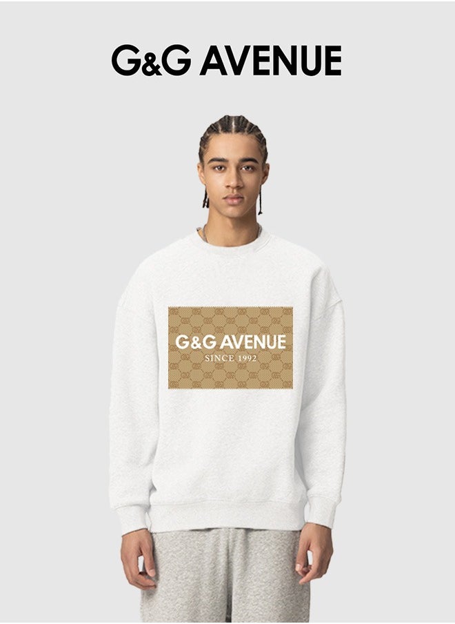 G&G AVENUE - Men's Pullover Mens Hoodie Woman Pullover Fall Loose Sweatshirt Hip-hop Style Sweatshirt Jogging Top Women Winter Bottoming Shirt - Image 1