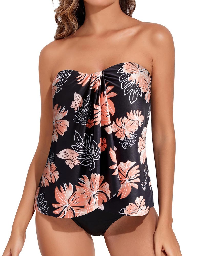 Two-Wear 2025 Ladies Bikini Split Suit Briefs Plus Size Swimsuit Printed - Image 1