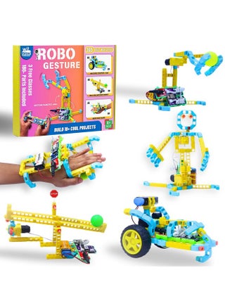 WitBlox DIY Robotics Kit for Kids Robo Gesture Sensor Modular Kit, Hand Controlled Gesture Sensing RC Car & Robotic Arm, STEM Educational Toy for Ages 8 Years + with 1 Year WTY & Free 3 Live Classes - pzsku/Z20F77F690875582ADB26Z/45/1743078219/fcba6ec7-5fed-477d-a2e5-0f7d35be5afb