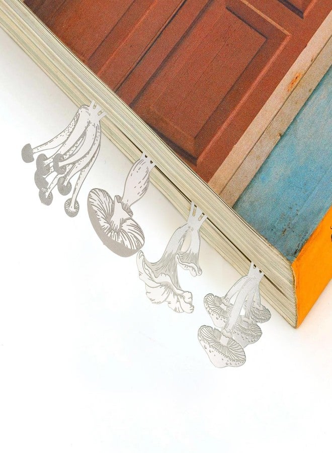 Laisgee 6 Pack Mushroom Metal Bookmarks, Book Page Markers Gift for Mushroom Lovers Book Lovers Writers Mothers Teacher Appreciation Back to School Gifts - Image 3