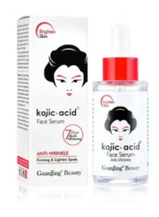GuanJing Anti-Wrinkle Face Serum 40ml + GuanJing Kojic Acid Beauty Soap, 120g - Image 2