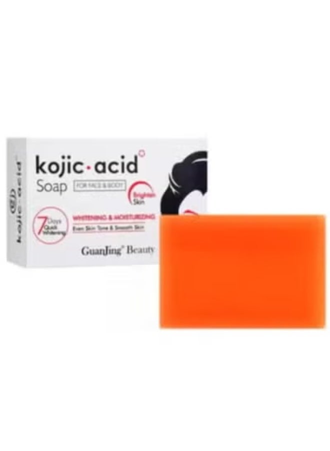 GuanJing Anti-Wrinkle Face Serum 40ml + GuanJing Kojic Acid Beauty Soap, 120g - Image 3