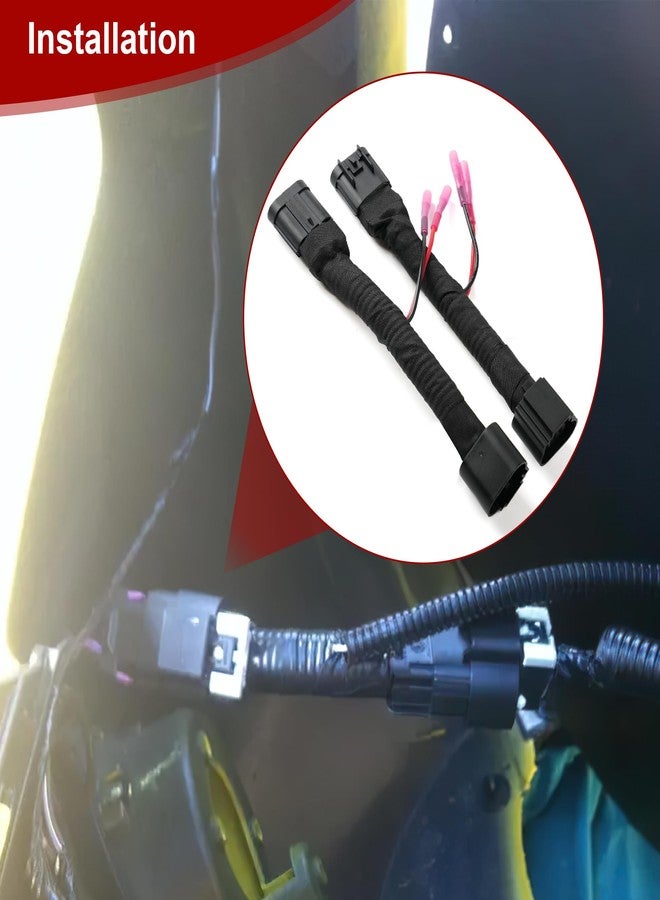 Camotokiit Headlight Conversion Adapter Harness Kit Compatible with Chevrolet Camaro 2010-2013 Spec-D 6th Gen Style Headlights - Image 5